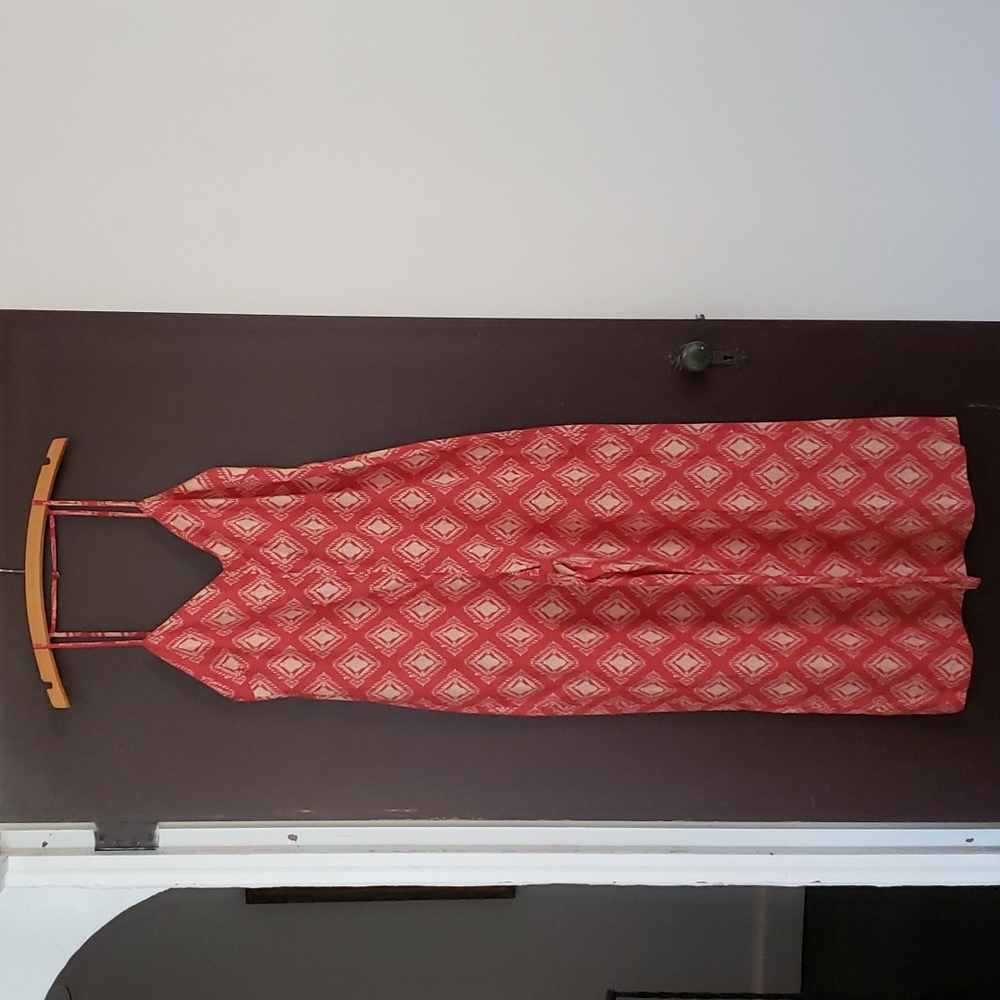 NWT Zara rust patterned jumpsuit Large